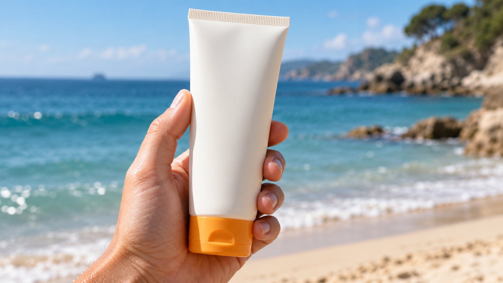 Back of a sunscreen tube (illustrative)